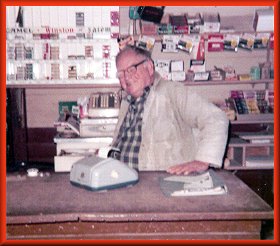 Daddy at his store on Dunn Avenue